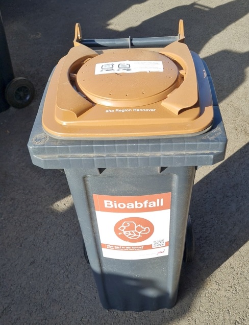 aha Hannover Biotonne mit Bio-Filterdeckel