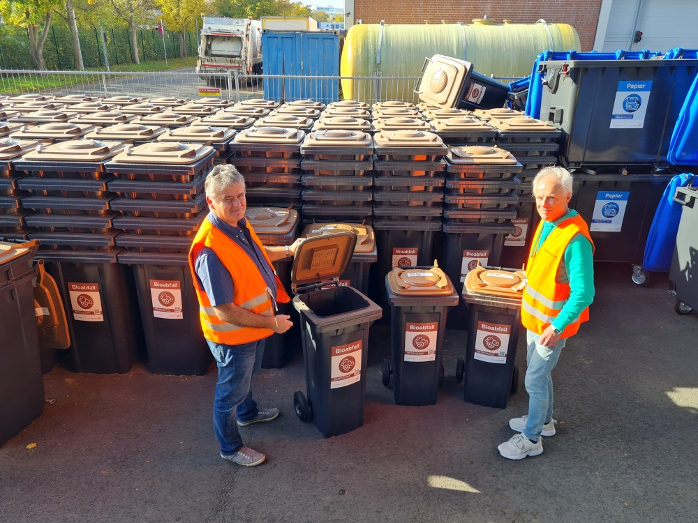 Viele Tausend Bio-Filterdeckel sind bei der aha Hannover bereits im Einsatz