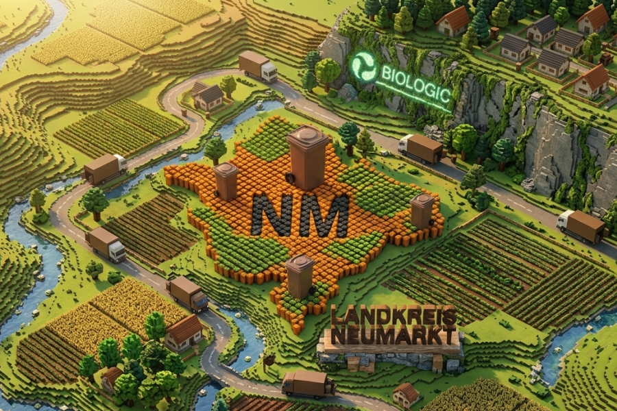 Major Project: 40,000 organic waste bins with bio-filter lids for the Neumarkt i.d. Oberpfalz district