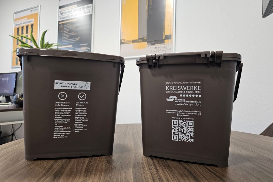 The district of Schmalkalden-Meiningen: 7l pre-sorter with separation instructions