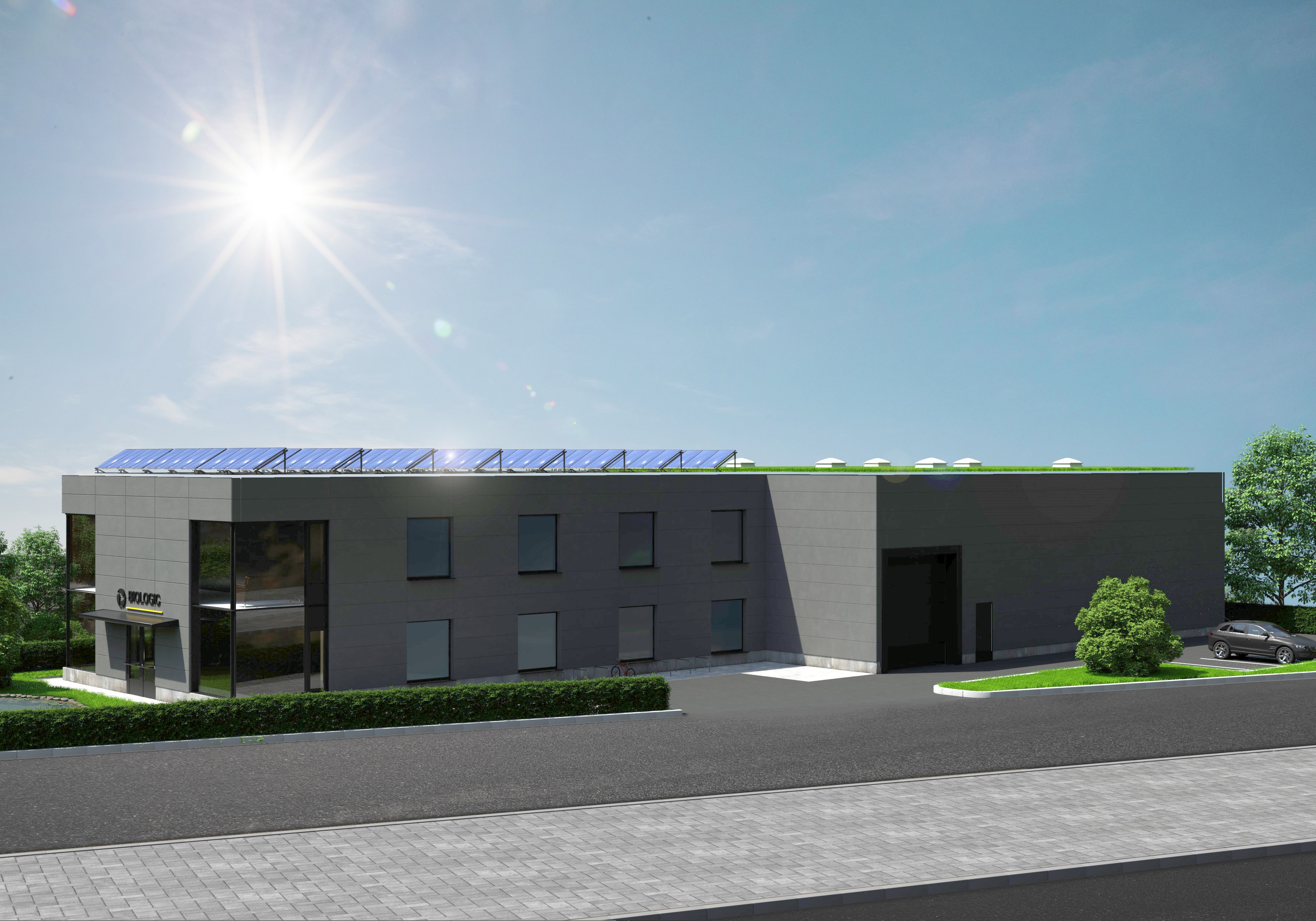 The new BIOLOGIC site in Ostbevern near the A1 motorway