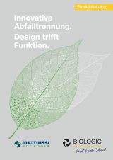 BIOLOGIC / Mattiussi Ecologia Broschüre: Stadtmöbel - Vorsortierer - Sammelbehälter
