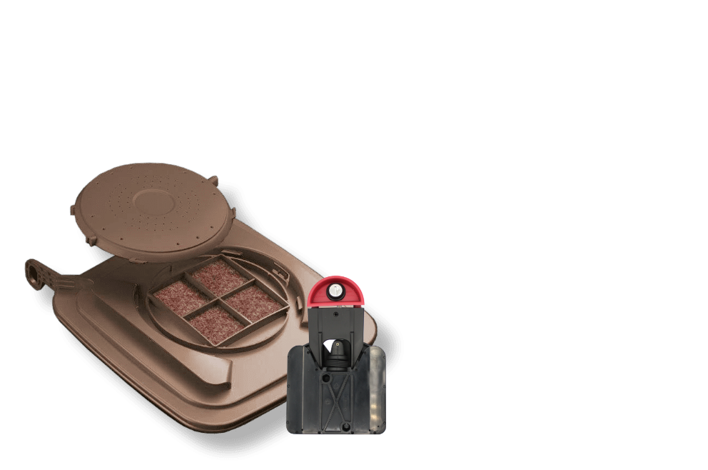 Bio-filter lid with SUDHAUS gravity lock