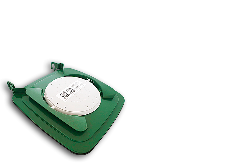 clip-bio-filter lid for food waste bins