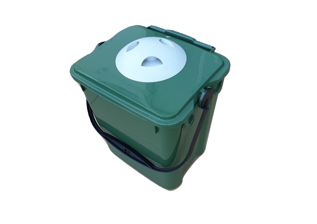 10l Household waste bin with odor filter "System Biologic"